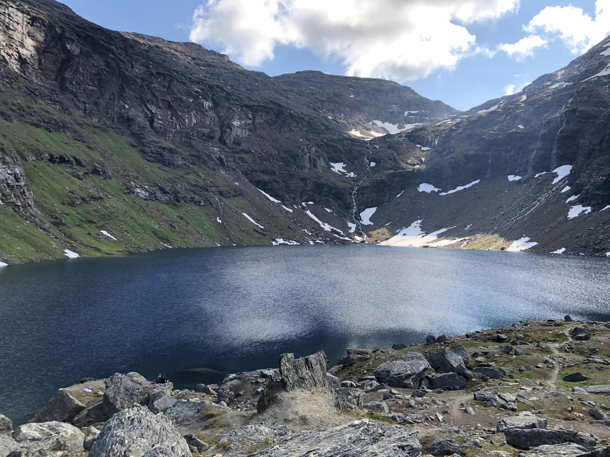Trollsjön mountain lake.