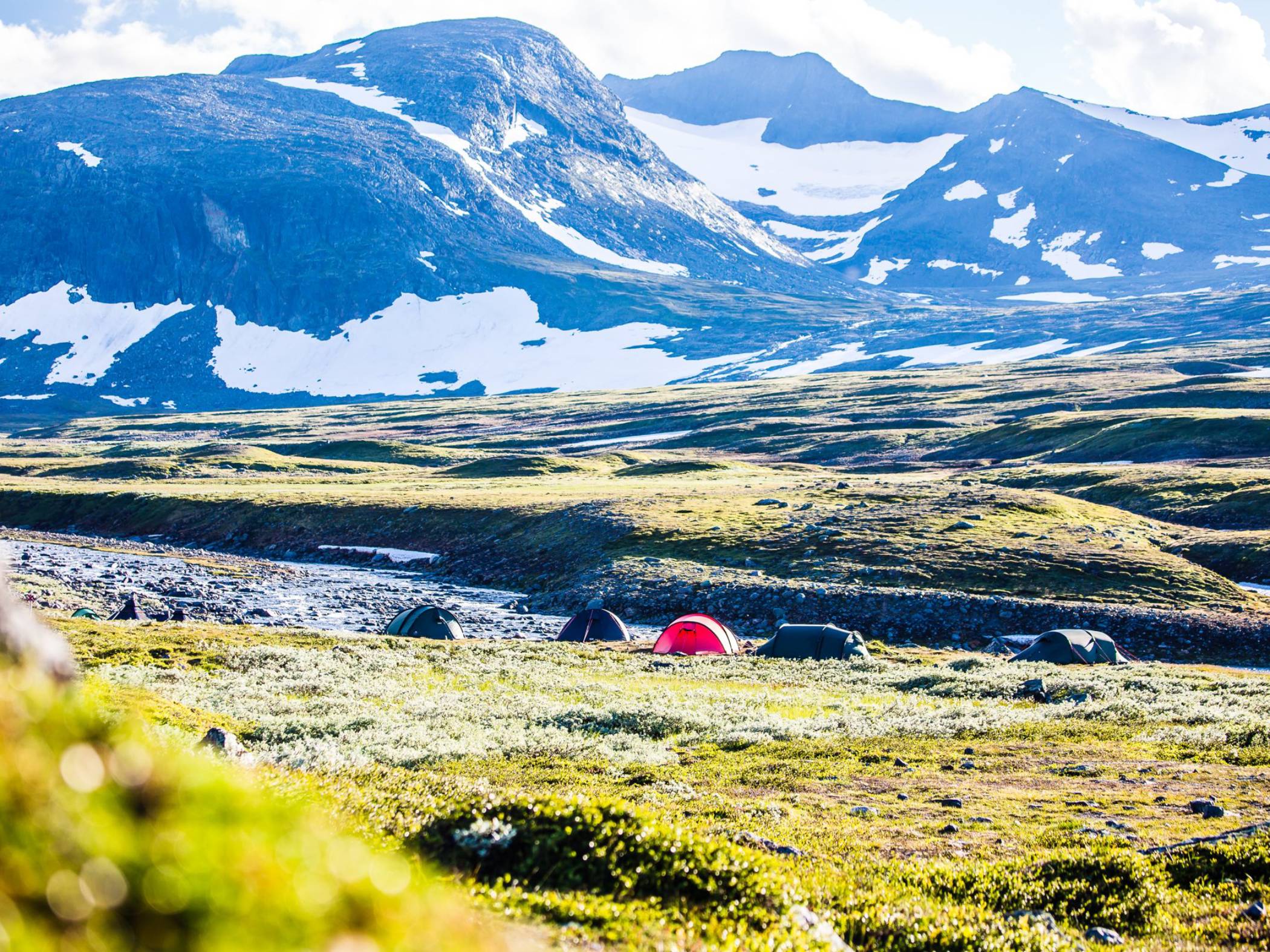 Tents at Kebnekaise.